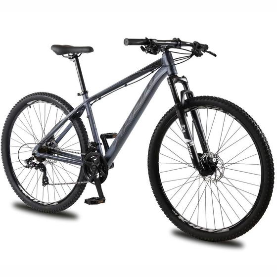 Imagem de Bicicleta aro 29 KRW Alumínio 24 Velocidades Marchas Freio Hidráulico Suspensão dianteira Mountain Bike KR2