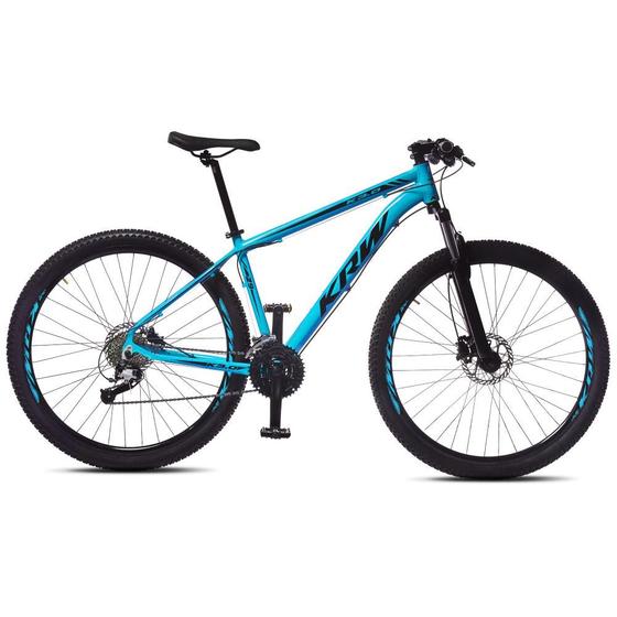 Bicicleta Krw R7 Aro 29 Susp. Dianteira 27 Marchas - Azul