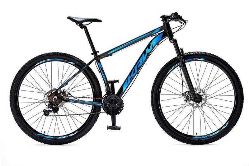 Imagem de Bicicleta Aro 29 Krw Alumínio Shimano 21 Velocidades Freio a Disco Suspensão MountainBike S6