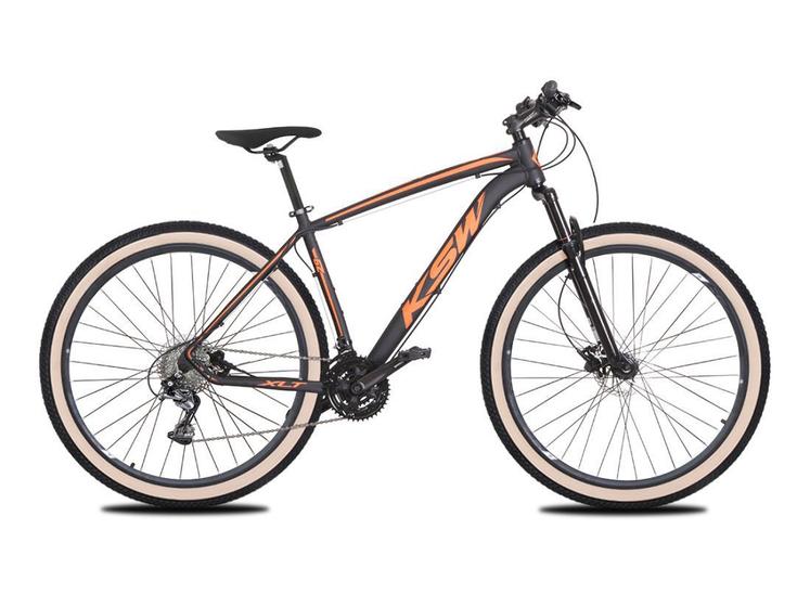 Imagem de Bicicleta aro 29 KSW 27v Freio Hidráulico C/ K7 e Susp Trava