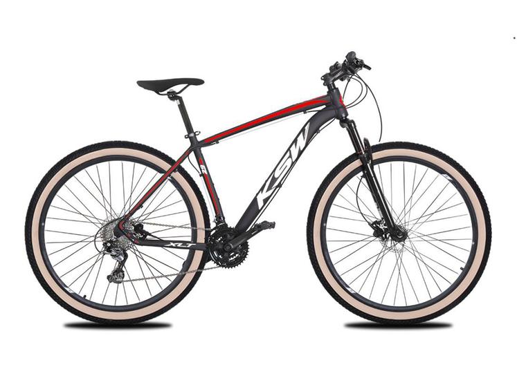 Imagem de Bicicleta Aro 29 KSW XLT Alumínio 11 Marcha Kit Absolute Freios a Disco Hidráulico Suspensão Trava no Guidão