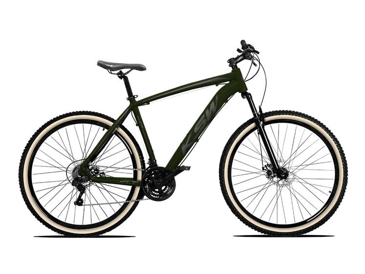 Bicicleta Ksw Xlt Disc H T21 Aro 29 Susp. Dianteira 24 Marchas - Verde