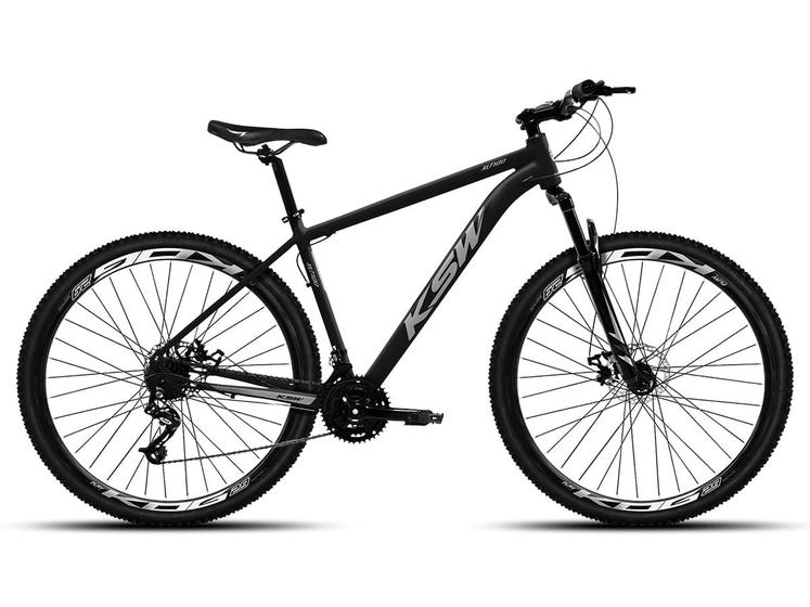 Bicicleta Ksw Xlt Disc M T19 Aro 29 Susp. Dianteira 21 Marchas - Prata