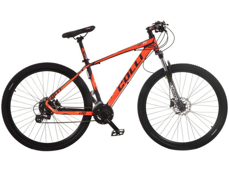 Bicicleta Colli Bike F11 Aro 29 Susp. Dianteira 24 Marchas - Laranja