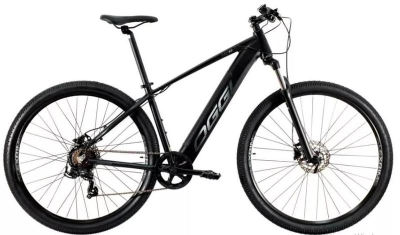 Bicicleta Aro 29 Oggi Eletrica BW 8.0 Preto/Cinza Menor preço em Bicicleta Aro 29 Oggi Eletrica BW 8.0 Preto/Cinza