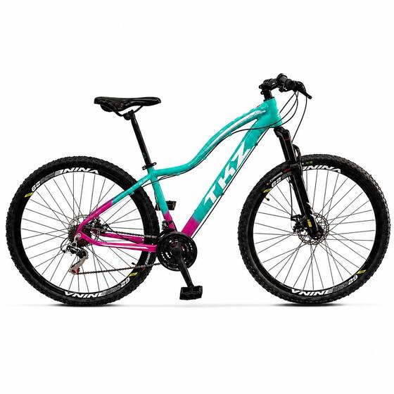 Bicicleta Aro 29 TKZ Fuji em Alumínio 21 Velocidades Freio a Disco Suspensão Mecânica - TKZ Bike Bicicletas