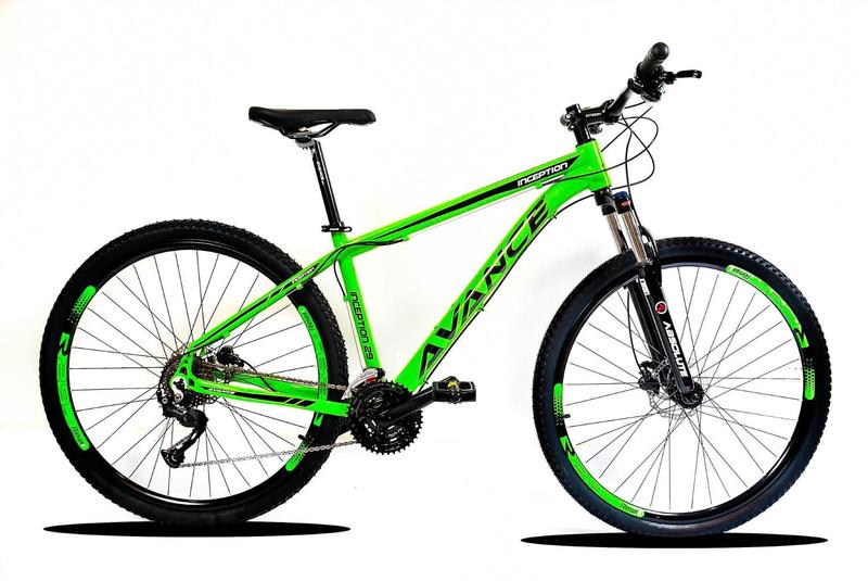 Bicicleta Avance Bike Inception T17 Aro 29 Susp. Dianteira 27 Marchas - Verde