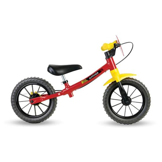 Bicicleta Nathor Balance Aro 12 Rígida 1 Marcha - Vermelho