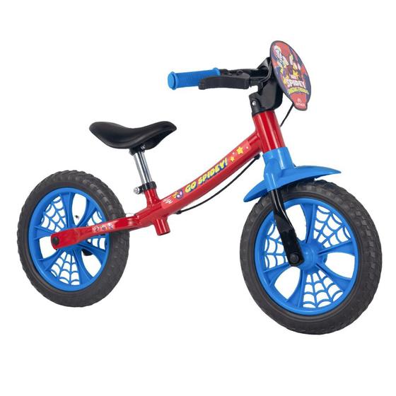 Imagem de Bicicleta Balance Bike Infantil Spider Man Aro 12 - Nathor