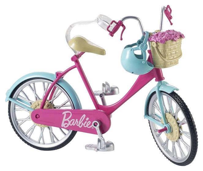 Imagem de Bicicleta Barbie com Cesta de Flores e Capacete