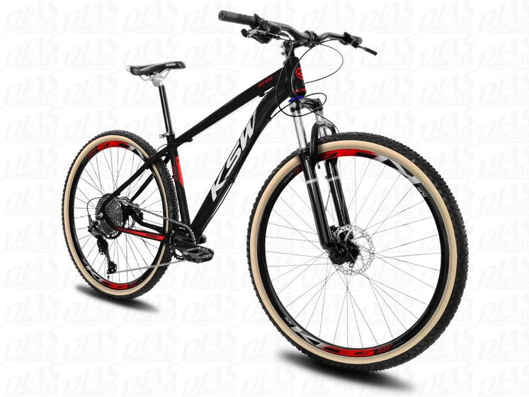 Imagem de Bicicleta Bike aro 29 KSW 12V Freio Hidráulico Susp C Trava