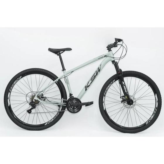 Imagem de Bicicleta Bike Aro 29 KSW XLT 200 MTB Alumínio 21V Marchas Rapid Fire  Cabeamento Superior Interno