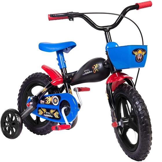 Imagem de Bicicleta Bike Infantil Criança Aro 12 Moto Bike - Styll