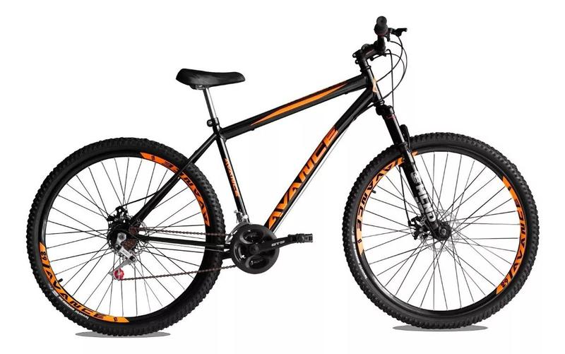 Imagem de Bicicleta Bike Mtb Aro 29 Avance 21v Freio A Disco Aço Carbono C/ Susp