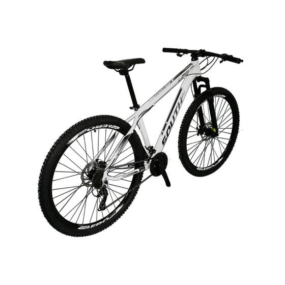 Imagem de Bicicleta Bike Mtb Aro 29 South Storm 21 Marchas Branco