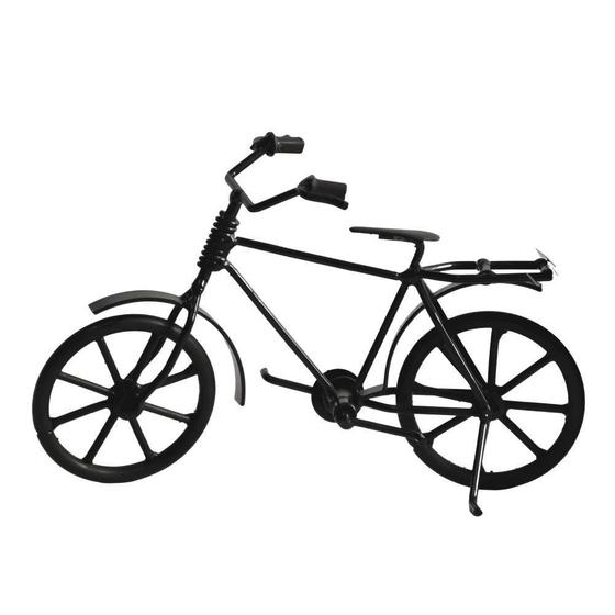 Imagem de Bicicleta Bike Rony Enfeite Decorativo Preto 17X11X6Cm Mt