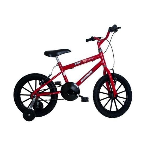 Bicicleta Monark Bmx Aro 16 Rígida 1 Marcha - Vermelho