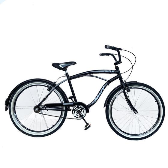 Imagem de Bicicleta Caiçara Beach Aro 26 Masculina Rodas Aero Reforçado Rolamentos Revisada e Lubrificada