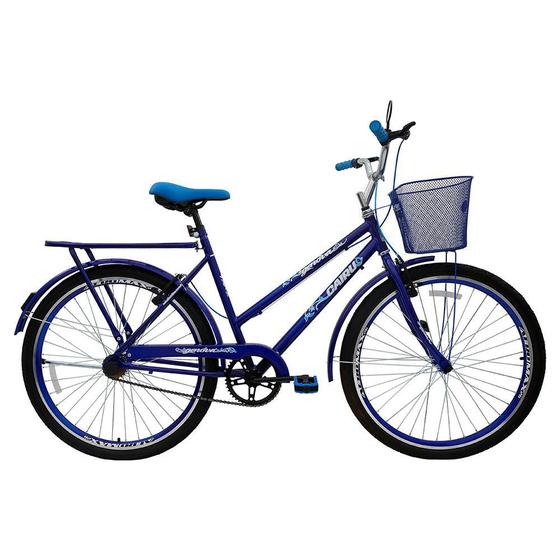 Bicicleta Cairu Genova Aro 26 Rígida 1 Marcha - Azul