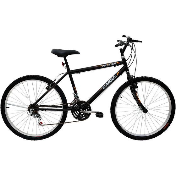Bicicleta Cairu Masculina Aro 26 21 Marchas Flash Pop Bike Menor preço em Bicicleta Cairu Masculina Aro 26 21 Marchas Flash Pop Bike
