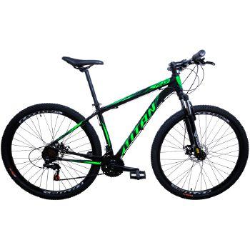 Bicicleta Cairu Titan Aro 29 Susp. Dianteira 21 Marchas - Preto/verde