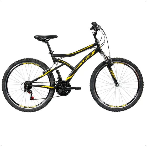 Imagem de Bicicleta Caloi Andes Tamanho 18 Aro 26 Com 21 Velocidades Preto Ano 2017 Até 100kg Possui Freios v-brake - 007925.19005