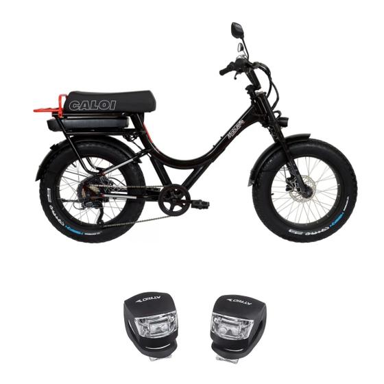 Bicicleta Caloi E-Mobylette Aro 20 7v A22 Pisca Sinalizador Menor preço em Bicicleta Caloi E-Mobylette Aro 20 7v A22 Pisca Sinalizador
