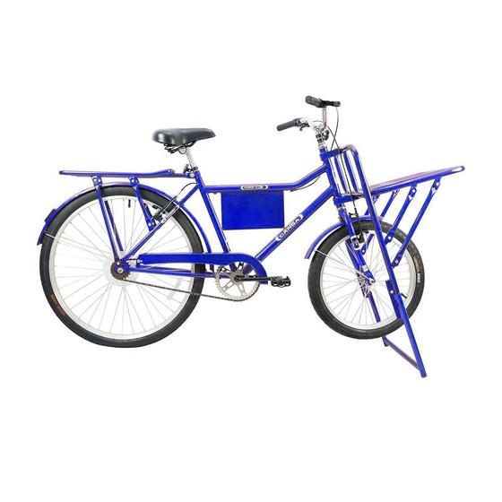 Bicicleta Cargueira Carga Pesada Food Bike Multiuso Azul Menor preço em Bicicleta Cargueira Carga Pesada Food Bike Multiuso Azul