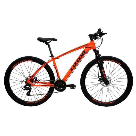 Bicicleta Cairu Lotus Aro 29 Susp. Dianteira 21 Marchas - Cinza/vermelho