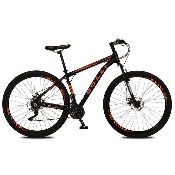 Imagem de Bicicleta Colli 532/72 Aro-29 Dupla Suspensão 21 Marchas Preto/Laranja