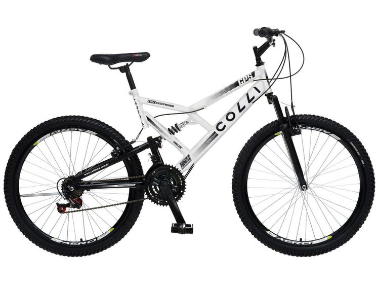 Bicicleta Colli Bike GPS Pro Aro 26 21 Marchas - Dupla Suspensão Freio V-brake é boa?
