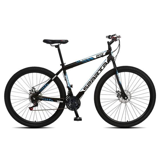 Bicicleta Colli Sparta Aro 29 Preto Fosco 21 Marchas Freio a Disco Menor preço em Bicicleta Colli Sparta Aro 29 Preto Fosco 21 Marchas Freio a Disco