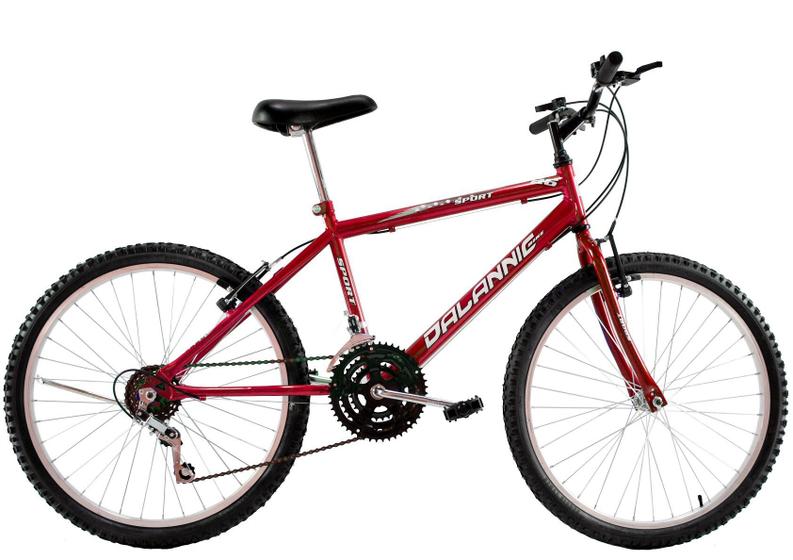 Imagem de Bicicleta Dalannio Bike Sport Aro 26 Masculina 18 Marchas Vermelha