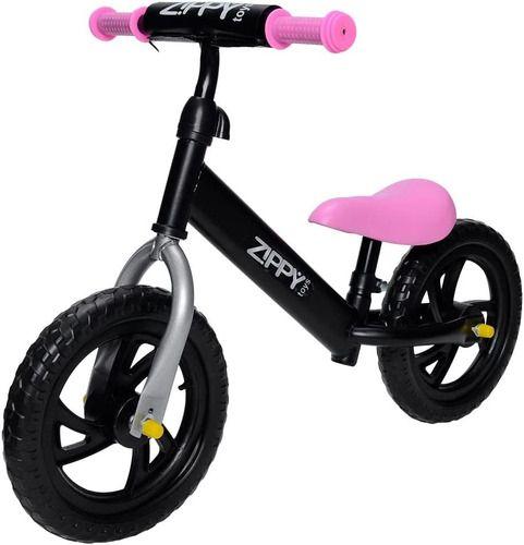 Imagem de Bicicleta De Equilíbrio Aro 12 Rosa/Preto Zippy Toys