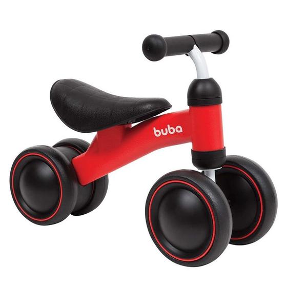 Imagem de Bicicleta de equilíbrio com 4 rodas Buba - vermelha