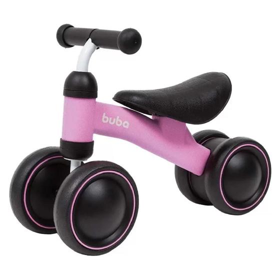 Bicicleta De Equilíbrio infantil 4 Rodas Rosa 13517 - Buba - Buba Baby ...