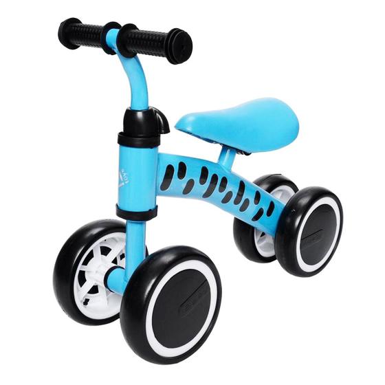 Imagem de Bicicleta de Equilibrio Infantil Andador de Empurrar Bebe Sem Pedal Azul