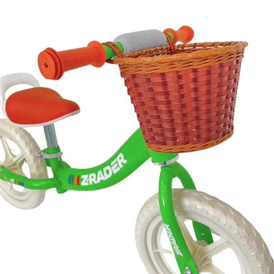 Imagem de Bicicleta de Equilíbrio Infantil Com Cestinha - Z-Rader Kids