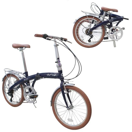 Bicicleta Dobrável Aro 20 Durban Eco+ 6 Marchas Compacta Menor preço em Bicicleta Dobrável Aro 20 Durban Eco+ 6 Marchas Compacta