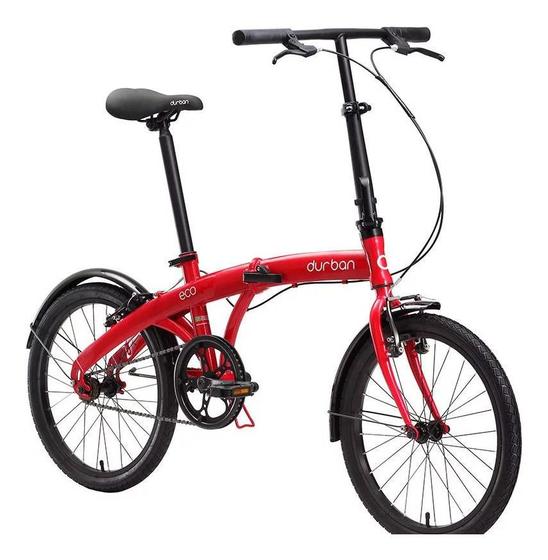 Bicicleta Durban Bike Eco+ Aro 20 Rígida 6 Marchas - Vermelho