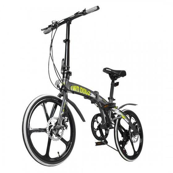 Bicicleta dobrável pliage two dogs alloy cinza Menor preço em Bicicleta dobrável pliage two dogs alloy cinza