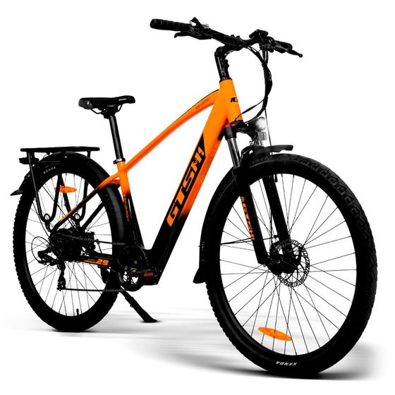 Bicicleta Elétrica 350W GTSM1 700c Freio a Disco 7V Shimano Suspensão E-Bike Energy 7.8AH Menor preço em Bicicleta Elétrica 350W GTSM1 700c Freio a Disco 7V Shimano Suspensão E-Bike Energy 7.8AH