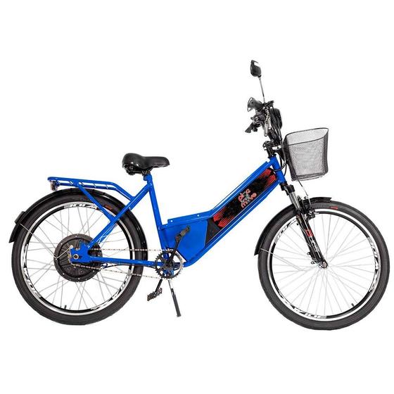 Imagem de Bicicleta Elétrica - Aro 24 - Street PAM - 800w - Azul - Plug and Move