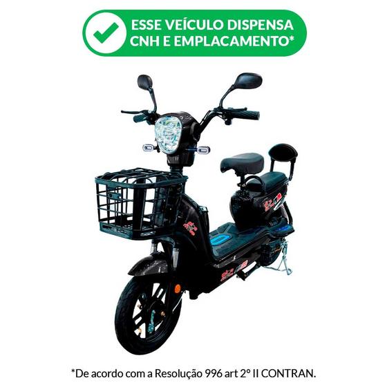 Imagem de Bicicleta Elétrica - Classic II PAM - 500w 48v 15Ah - Preta - Plug and Move