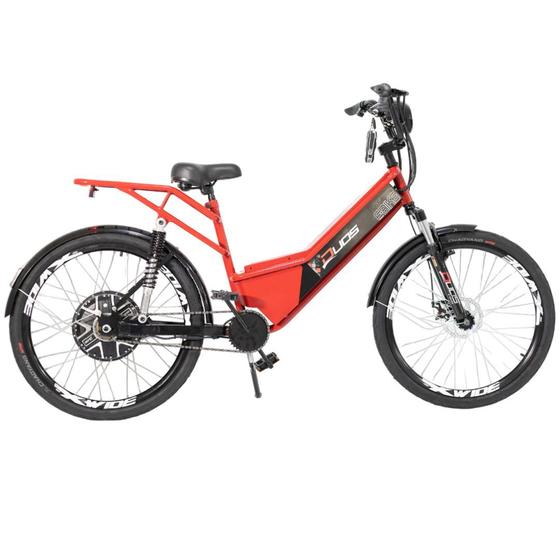 Imagem de Bicicleta Elétrica Confort FULL 800W 48V 15Ah Cor Vermelha