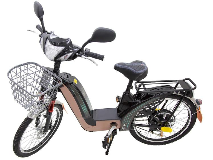 Imagem de Bicicleta eletrica eco 350w preta 