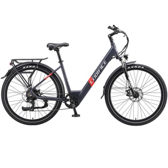 Imagem de Bicicleta Elétrica Lítio Alumínio 350W 7V Shimano Zelena Azul