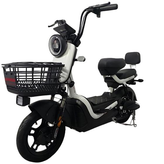 Imagem de Bicicleta Elétrica Scooter 500W 48V 20Ah Eko-5 Duos Branca