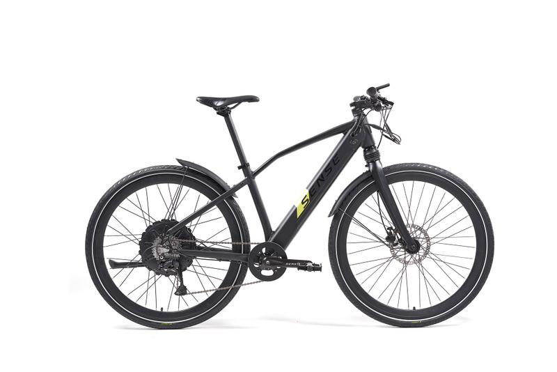 Bicicleta elétrica Sense Impulse chumbo e amarelo Menor preço em Bicicleta elétrica Sense Impulse chumbo e amarelo