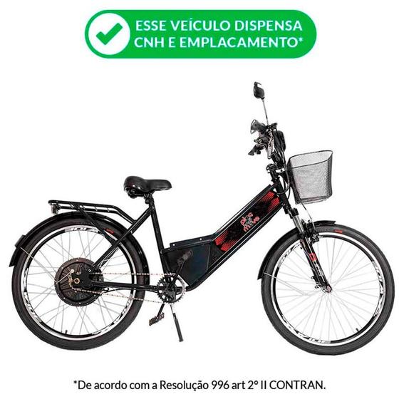 Imagem de Bicicleta Elétrica - Street PAM - 800w - Preta - Plug and Move